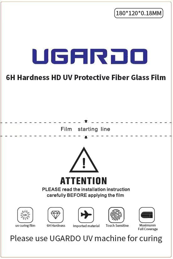 6H Hardness UV film Screen protector